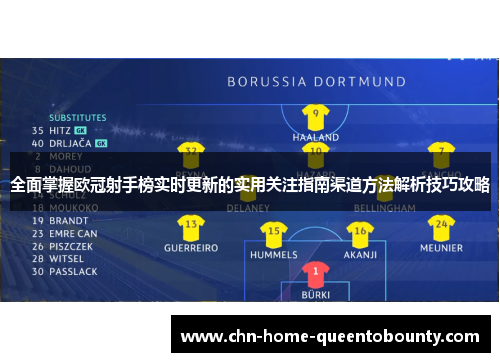 全面掌握欧冠射手榜实时更新的实用关注指南渠道方法解析技巧攻略