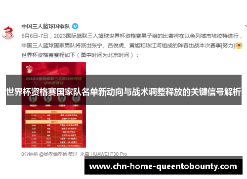 世界杯资格赛国家队名单新动向与战术调整释放的关键信号解析